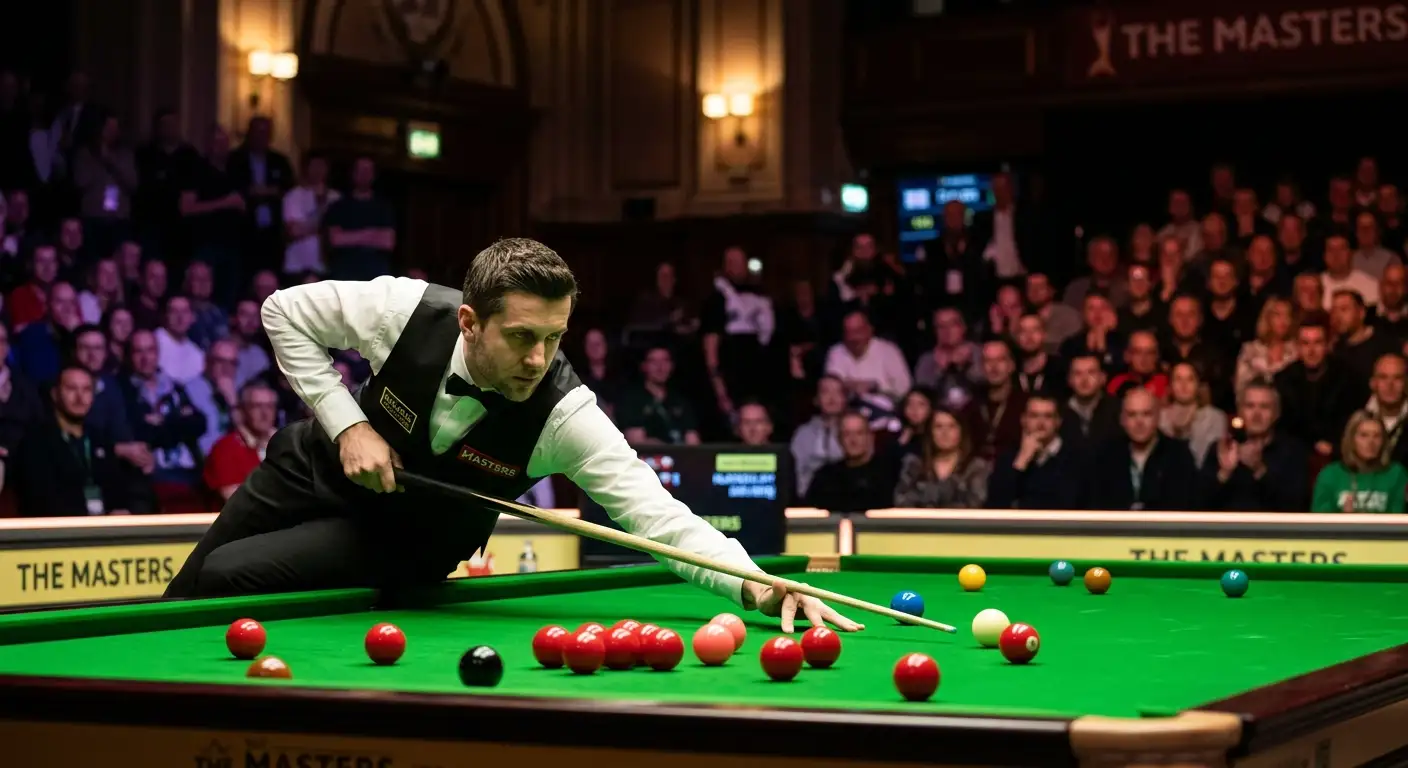 Елитното поле на Masters снукър под светлините на Александра Палас